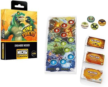 IELLO King of Tokyo Micro Expansion - Wickedness Gauge! - Iello Games, Ages 10+