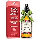 Rose Water Spray for Face by Baja Basics - Pure, Organic Rosewater Facial Toner for Hair and Aromatherapy Large 4 oz
