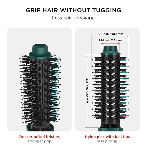 Miniatura 4 de Aima Beauty Cepillo secador de pelo, secador de pelo de un solo paso y cepillo de aire caliente voluminizador, 3 ajustes de calorvelocidad,