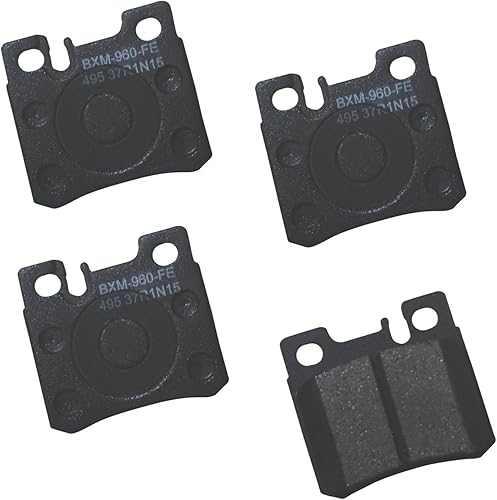 Vista 72 de Bendix Premium SBM8 - Pastillas de freno semimetálicas Premium para modelos seleccionados Buick Special, Camaro, Corvette, Phaeton, Olds F85, Vista