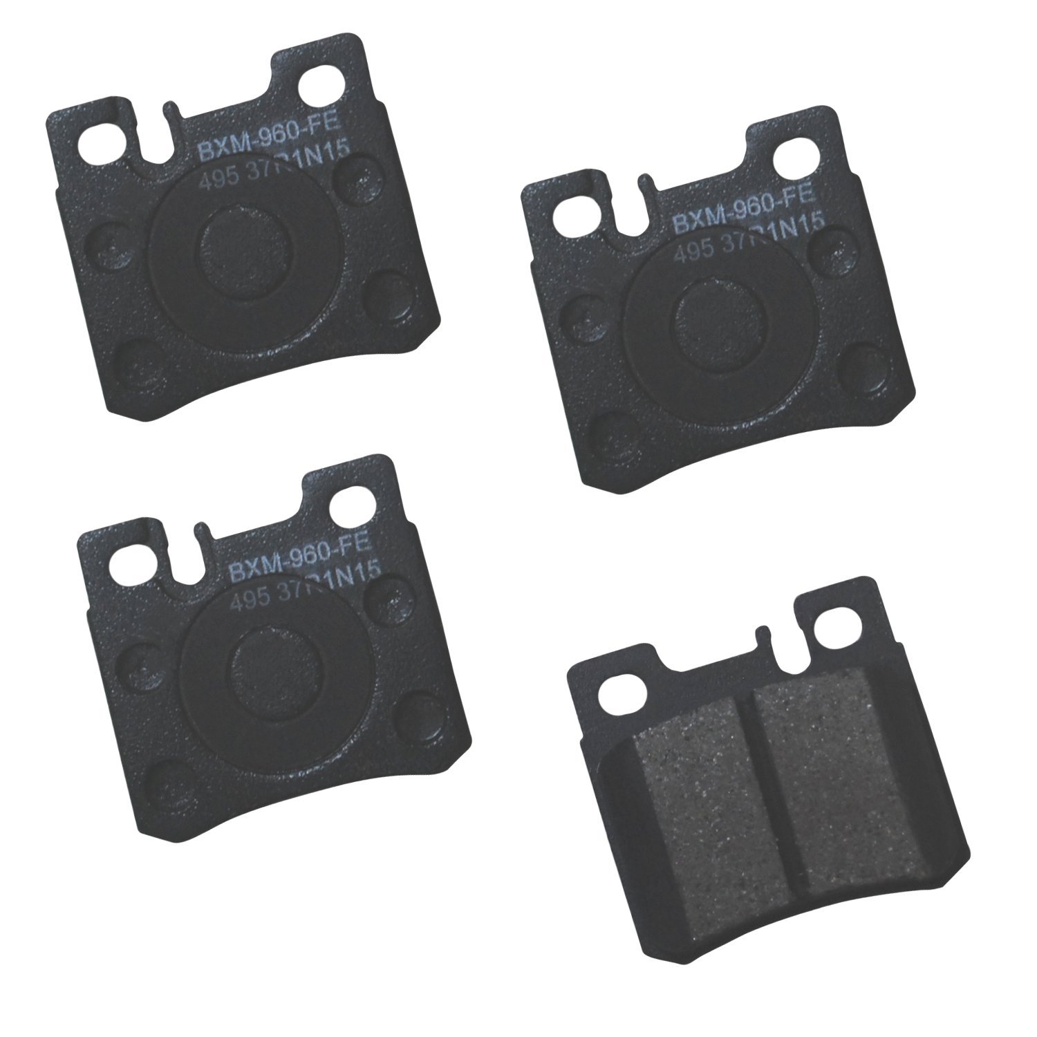 Bendix Premium SBM495 Semi-Metallic Rear Brake Pads for Select Models Mercedes-Benz 300CE, 300E, 300SL, 300TD, 300TE, 400E, 500E, 500SL, C36 AMG, C230, C280, E300, E320, E420, E500, SL320, SL500