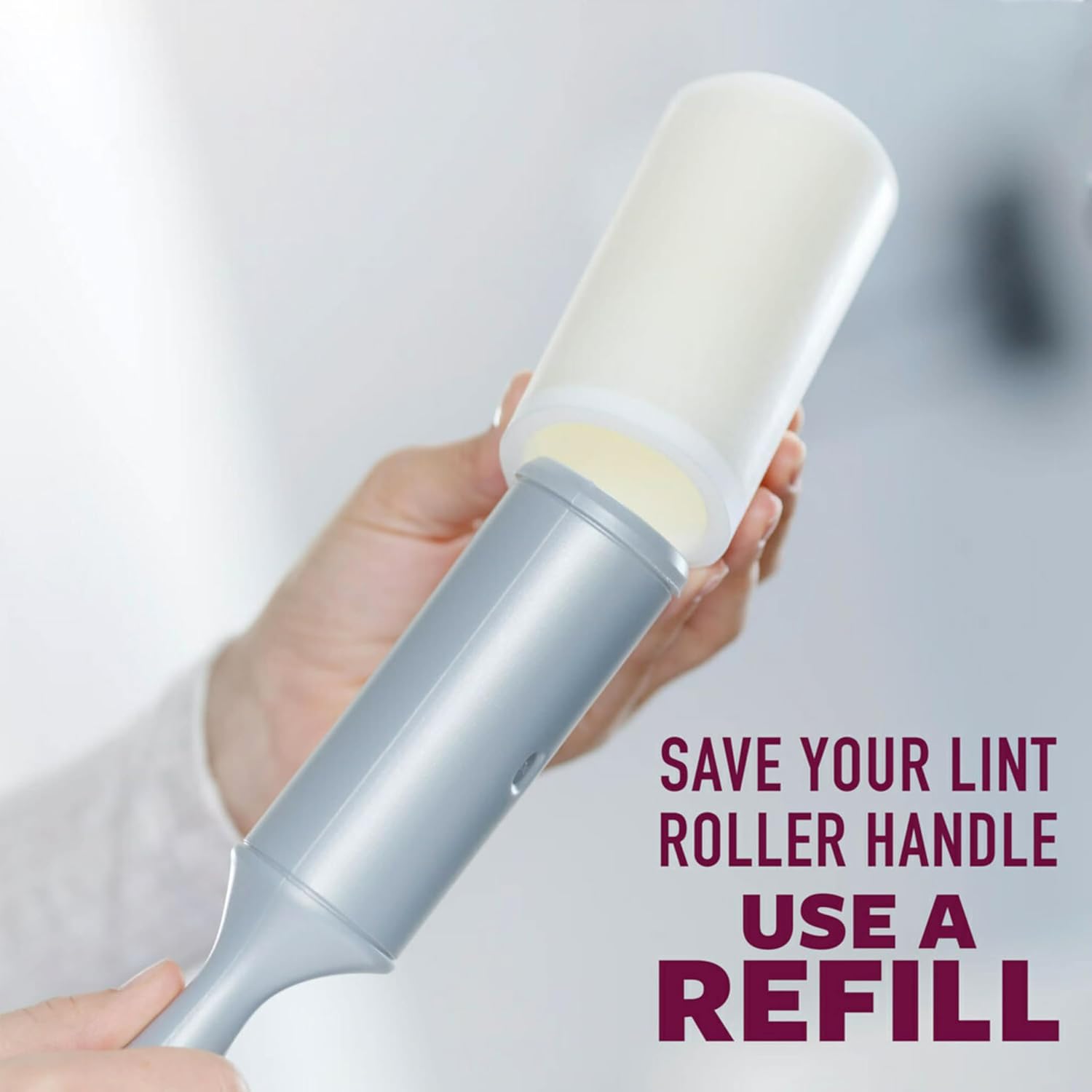 Scotch-Brite Pet Hair Pickup Extra Sticky Lint Roller, Designed for Removing Fur + Fluff on Couches, Clothes, Dog and Cat Beds, & More, 1 Pack, 70 Easy-Tear Adhesive Sheets Total