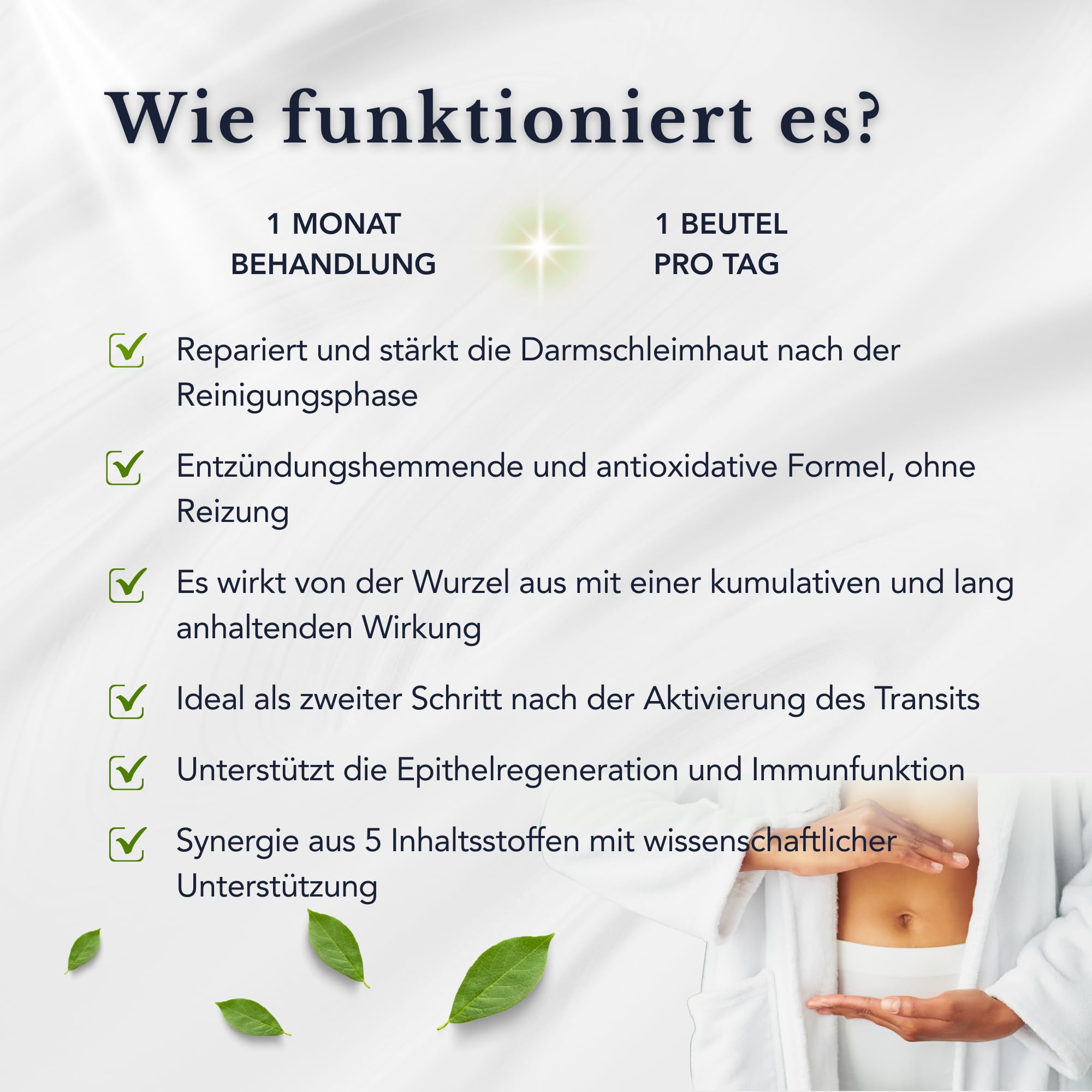 Trans-Resveratrol, L-Glutamin, Berberin, Quercetin, Omega 3 TG - SmartAbsorb™ | für Stoffwechsel, Verdauungsgesundheit und Immunabwehr | 28 Tages-Portionen