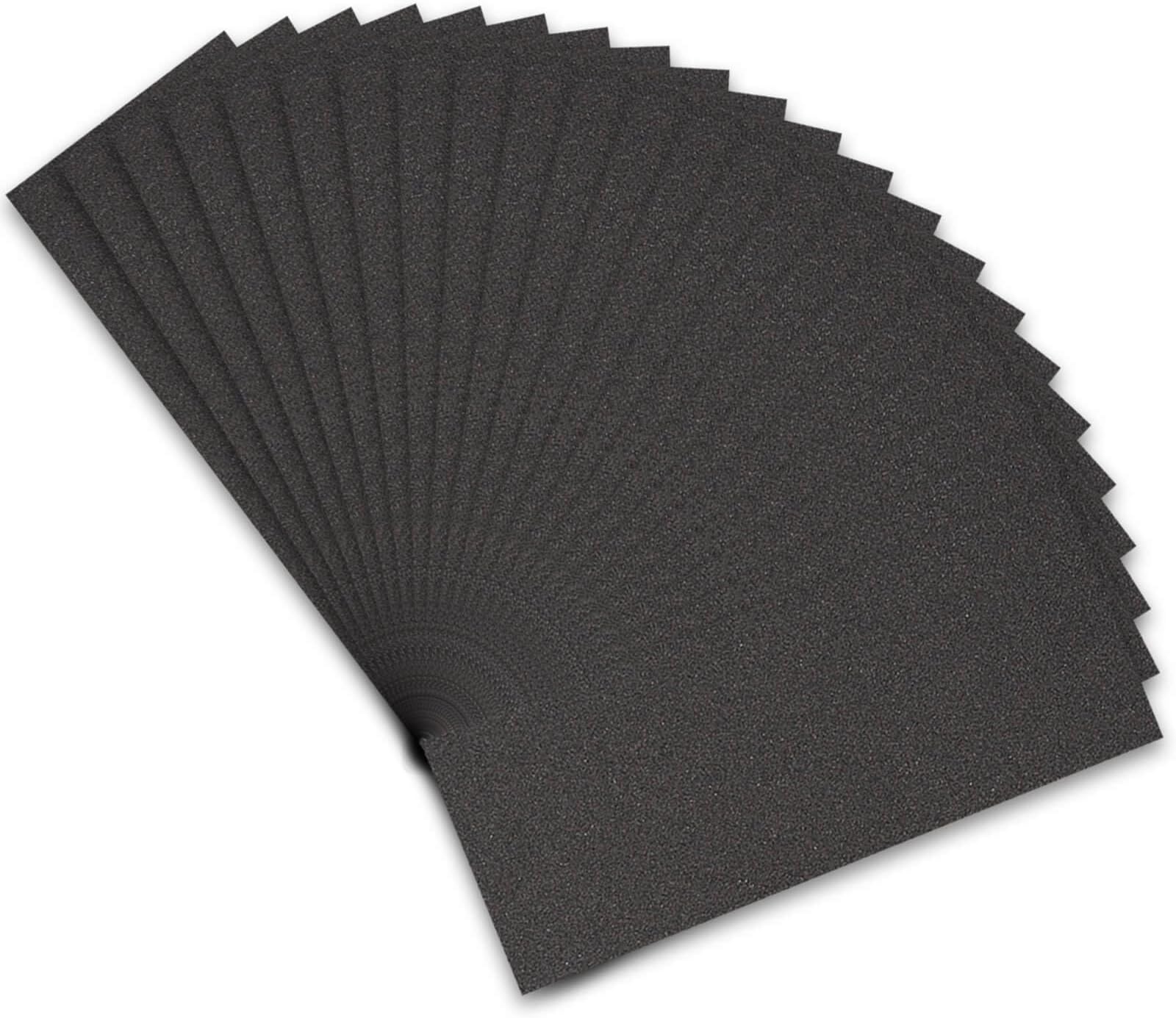 STEBRUAM Wet and Dry Sandpaper 60 Grits, Sandpaper Assorted for Cars Polishing Metals Walls Wood Furniture Sanding, 21 Sheets Sand Paper 9x3.6 Inch