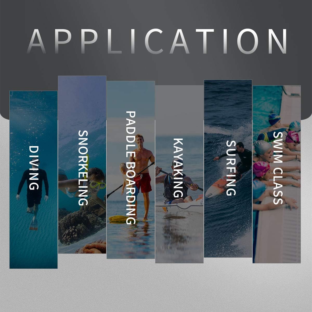 GoldFin Shorty Wetsuit Women Men Kids, 3mm Neoprene Swimsuit Diving Suit Back Zip Thermal Wetsuit for Water Aerobics Surfing Snorkeling : Sports & Outdoors