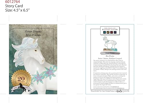 Miniatura 4 de Enesco The Trail of Painted Ponies Ocean Dream Figurine, 7.5 pulgadas, multicolor
