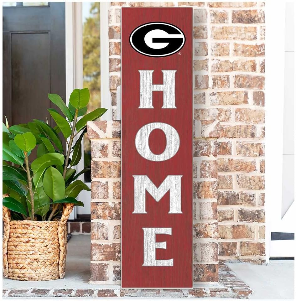 12x48 Leaning Sign Home Georgia Bulldogs
