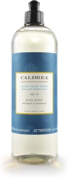 Caldrea Dish Soap Basil Blue Sage - 16 fl oz