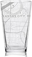Vista 23 de ALBUQUERQUE NEW MEXICO Engraved City Street Map Beer Pint Glass Perfect Drinking Gift Idea & Unique Decor!