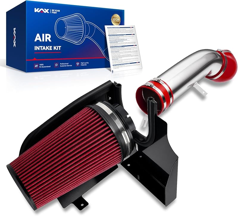 Kit de admissão de ar frio KAX 4" com escudo térmico para Chevy GMC Cadillac 1999–2006