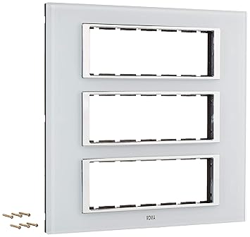 Anchor By Panasonic 66918GPW Roma Urban Modular Polycarbonate 18M Square (Pure White, Pack of 5)