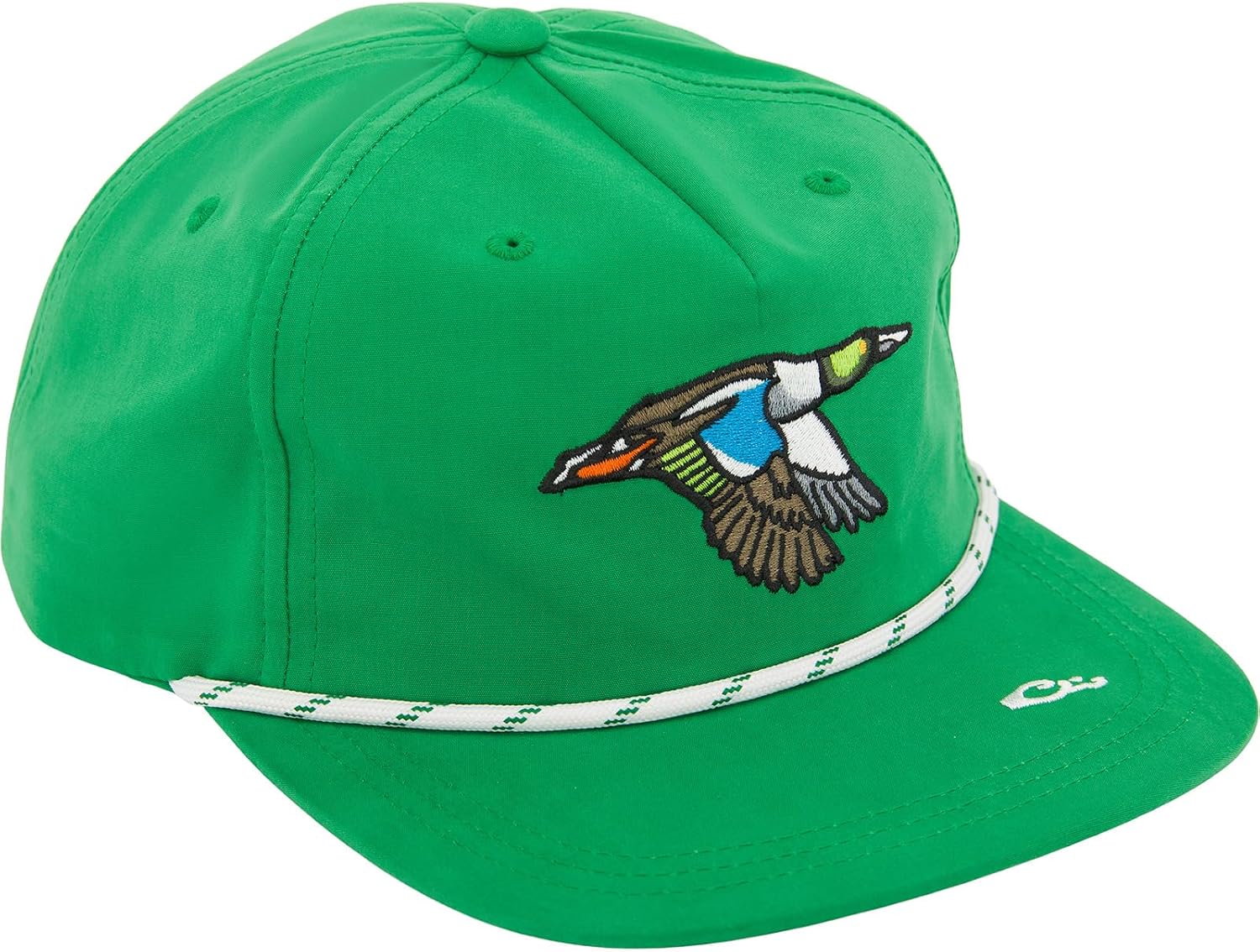 Drake Waterfowl Men's Duck Rope Cap | Rugged Lightweight Outdoor Hunting Cotton Hat w/Adjustable Snap Closure & Front Logo
