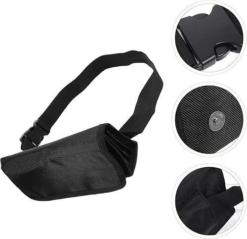 Miniatura 4 de Riñoneras para mujer, riñonera, cangurera, cajero, pequeño cambio, bolso de cajero Miss negro (9.1x2.4x3.1 in), Negro -, Pequeña