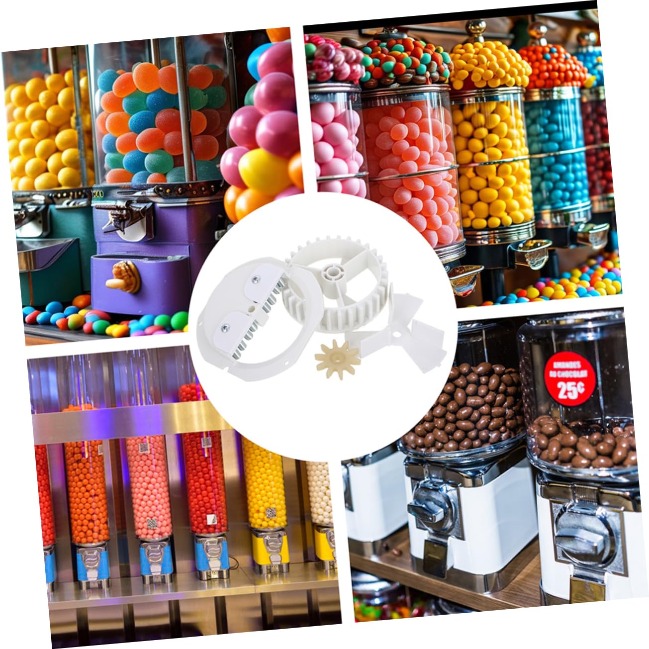 UPKOCH Candy Machine Replacement Wheel Candy Dispenser Part for Gumball Machines Sturdy Build for Reliable Performance Social Events and Commercial Venues image 5