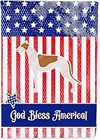 Vista 1210 de Caroline's Treasures BB4243GF Bandera de jardín con texto en inglés «Merry Christmas» con texto en inglés «Merry Christmas», bandera decorativa