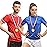 Juvale Soccer Medals - 12-Pack, 2-Inch Gold Zinc Alloy with 15.5-Inch Red, White & Blue Ribbons - Soccer Party Favors, Trophy Award - 1st Place Medals