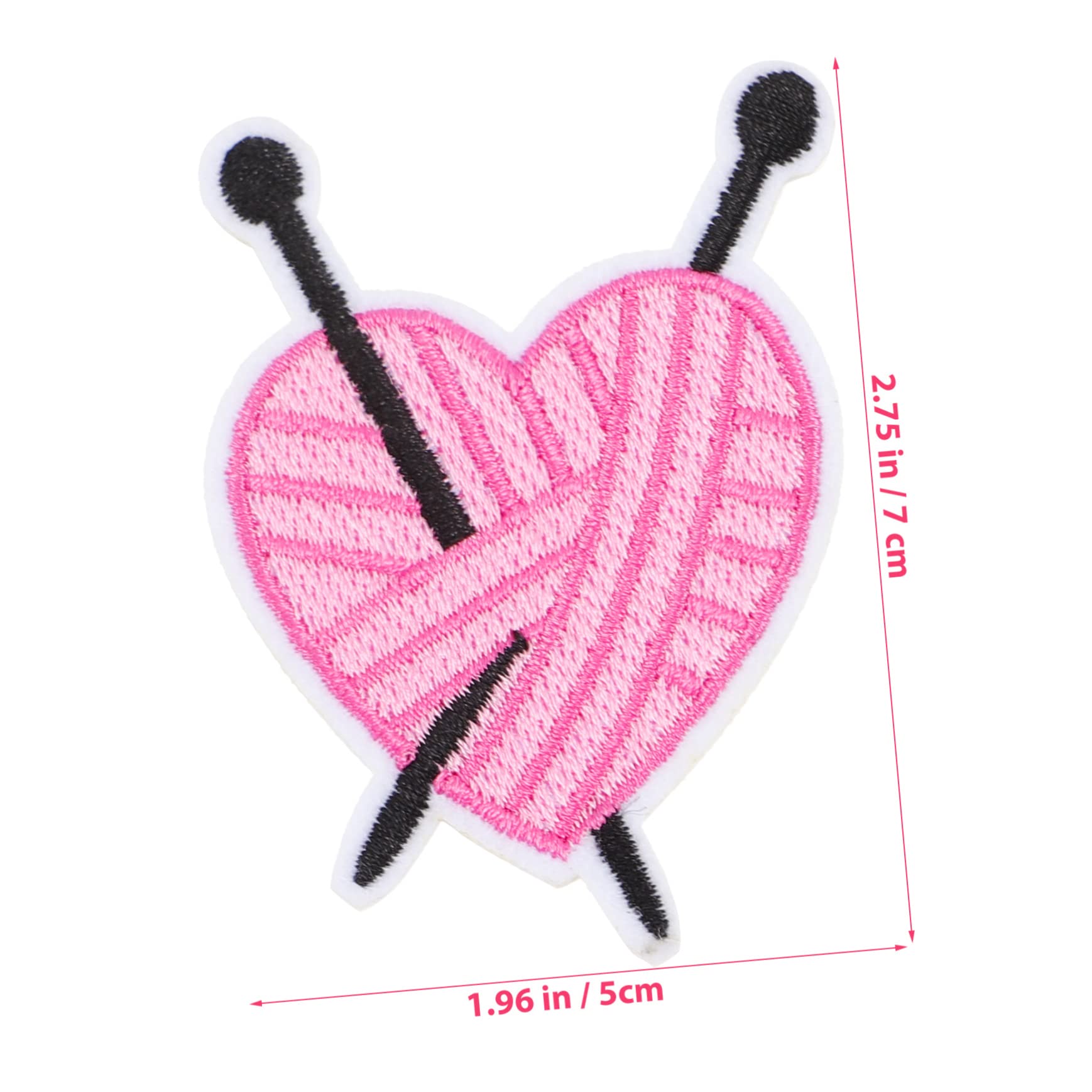 Uonlytech 4 Set Toppe Termoadesive Cuore Ricamate Per Riparazione Abbigliamento Patch Versatili Per Decorare Jeans Borse E Articoli Fai Da Te 20 Pezzi * 4