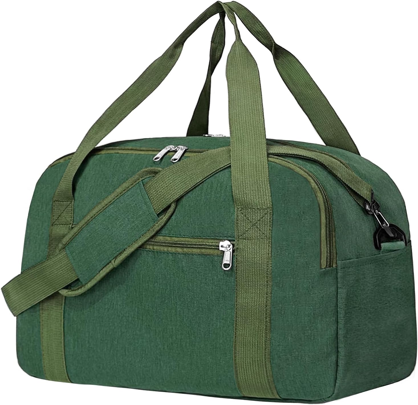 18" Small Carry on Bags for Airplanes with Laptop & Wet Compartment Underseat for Spirit Airlines Personal Item Travel Bag 18x14x8 in Duffle Gym Bag for Women Men