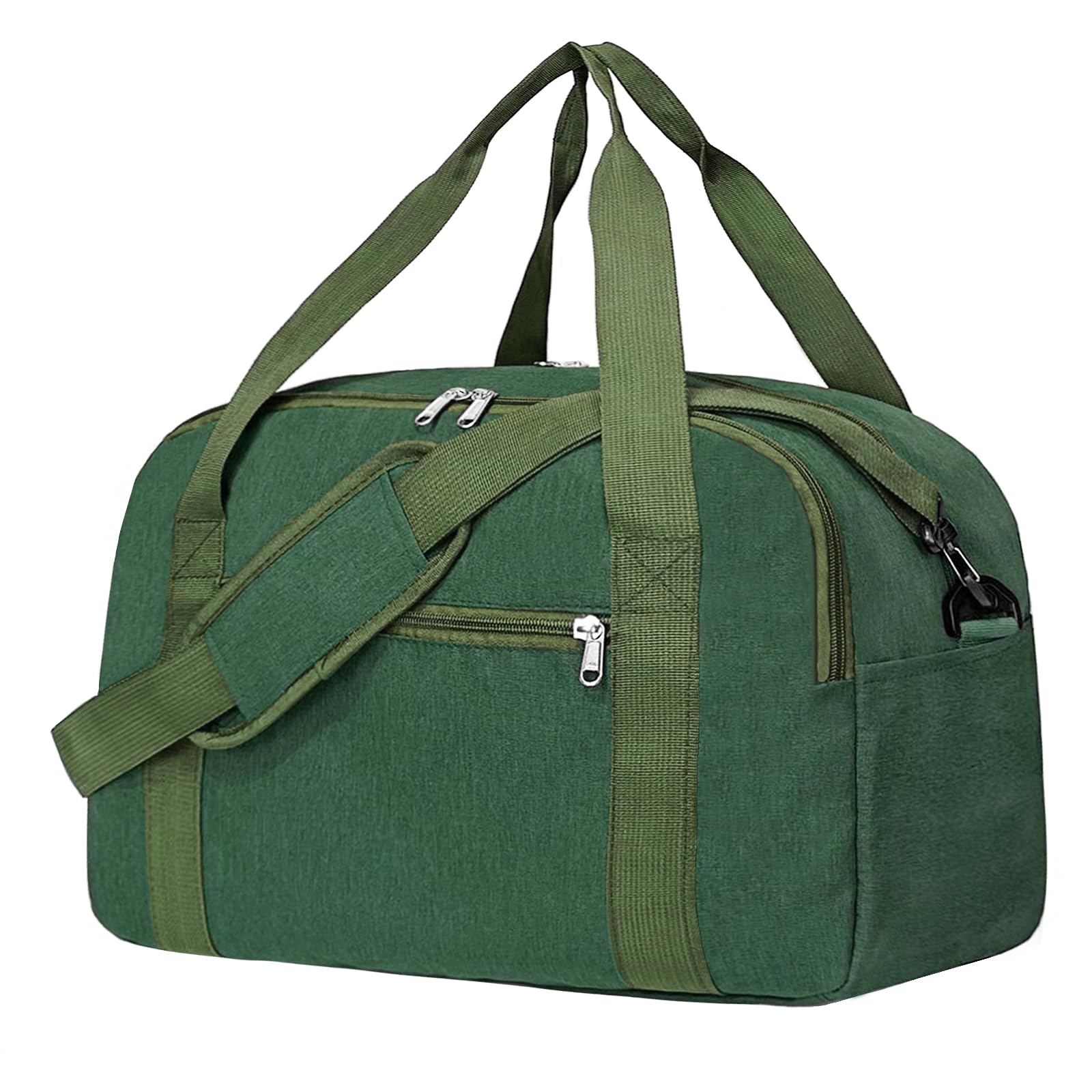 18" Small Carry on Bags for Airplanes with Laptop & Wet Compartment Underseat for Spirit Airlines Personal Item Travel Bag 18x14x8 in Duffle Gym Bag