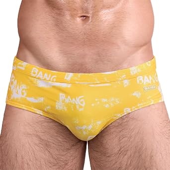 Bang Mens Swimwear - Swim Brief - Premium Swimsuit w/Removable Pouch