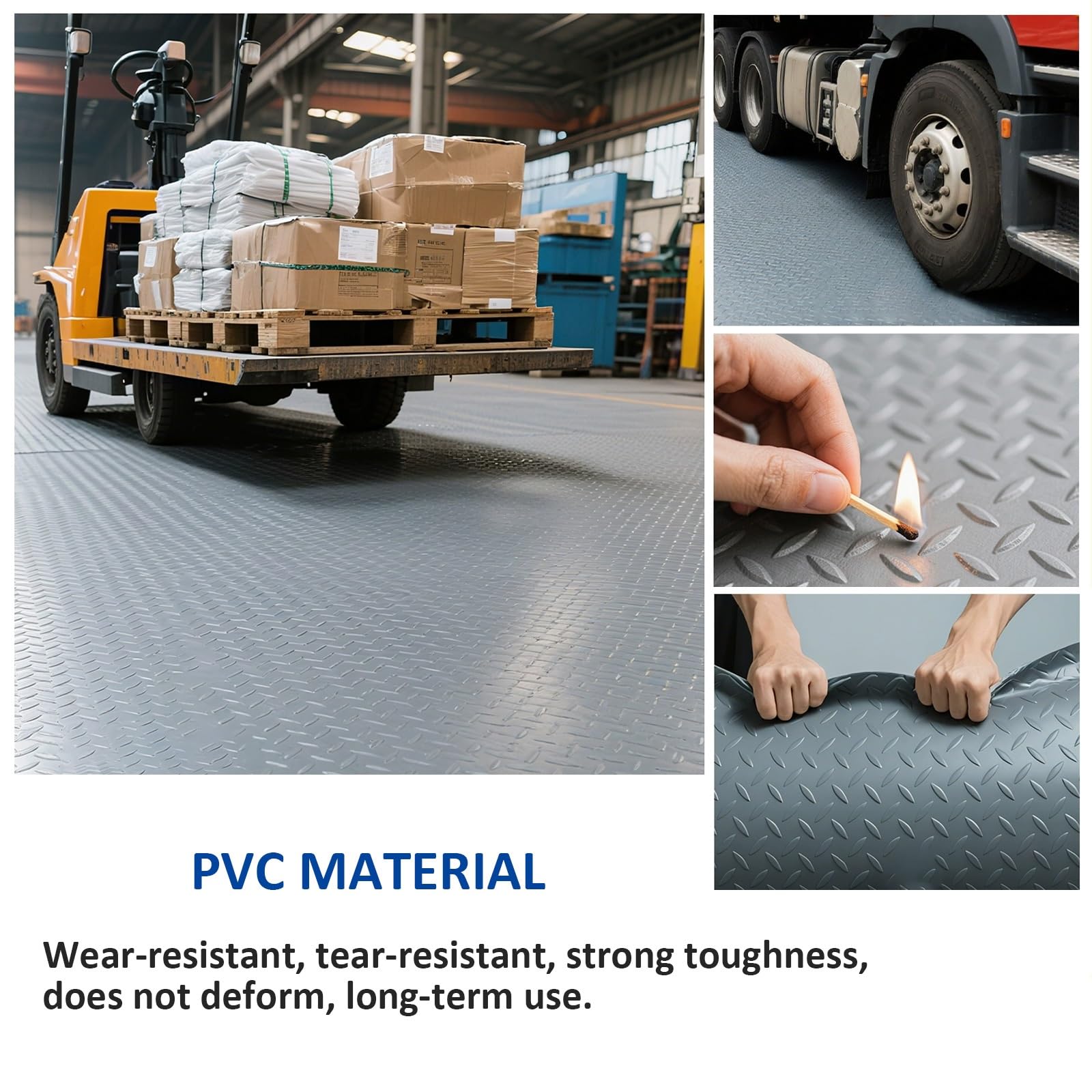 Alfombrilla de aceite, rollo de suelo de PVC antideslizante de 2,5 mm de grosor para garaje, cocina, SUV, sótano, gimnasio, cobertizo, protector de suelo duradero para debajo de automóviles y