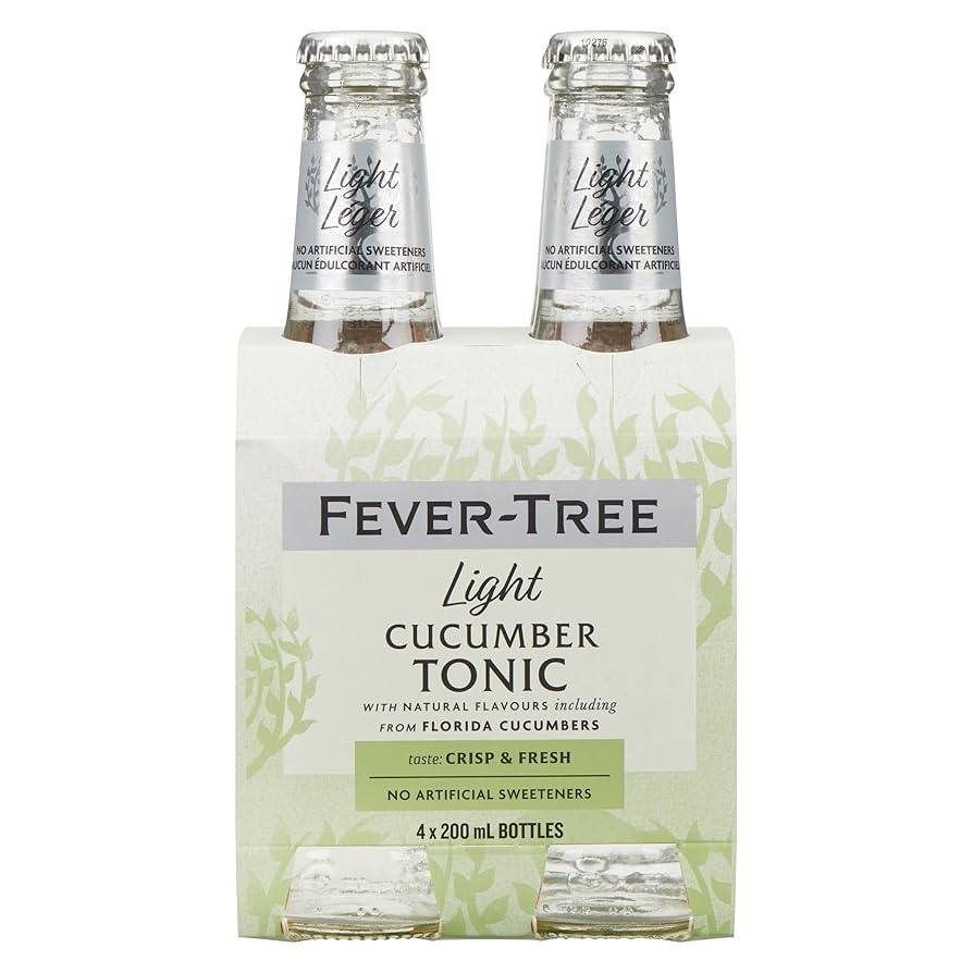 Tonic Waterページ Amazon.com: FEVER-TREE Cucumber Tonic Water 4pk, 6.8 FZ