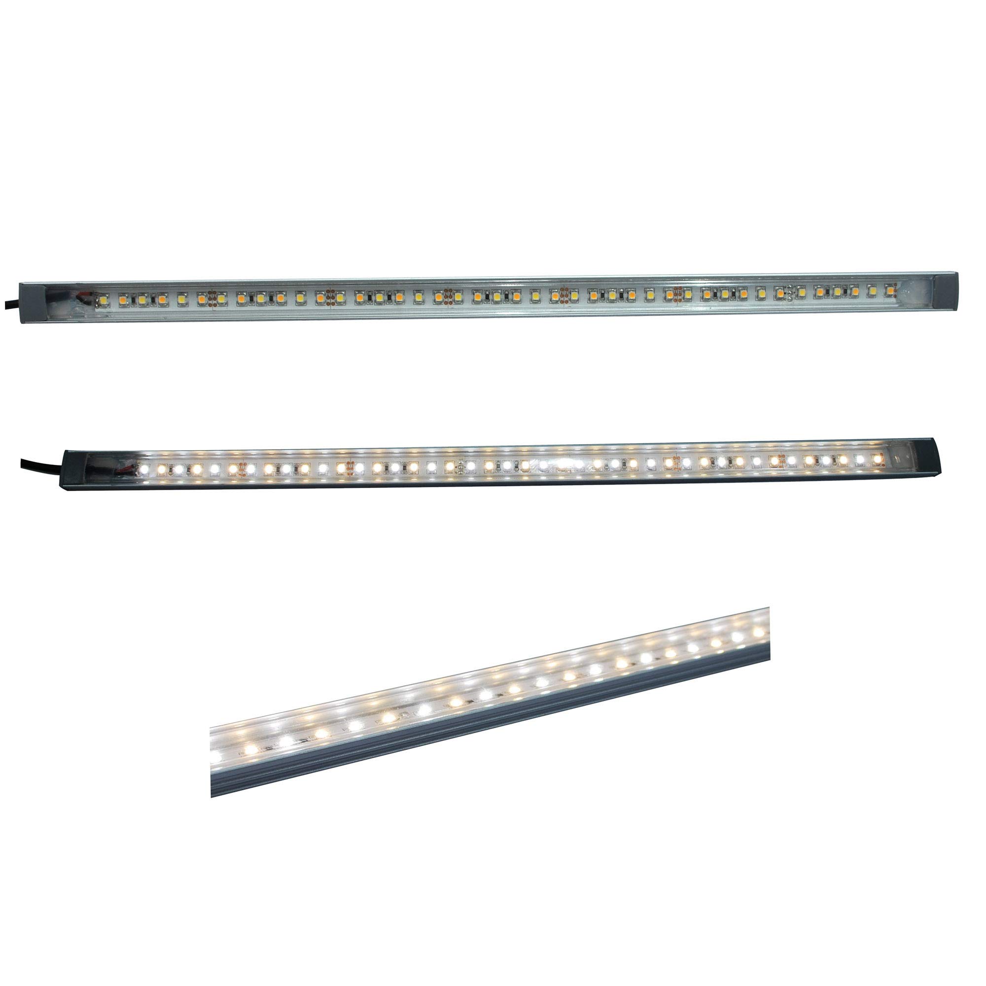 Regenwald Terrarium, Set2: 2x LED-Beleuchtung 30 cm + Zubehör, LED Leuchtbalken,LED Tropen Pflanzenlicht