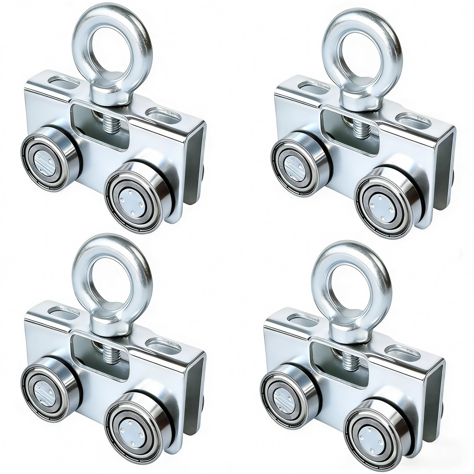 4 Wheel Trolley Rollers Heavy Duty Silent for 1-5/8" Strut — Amazon image 7