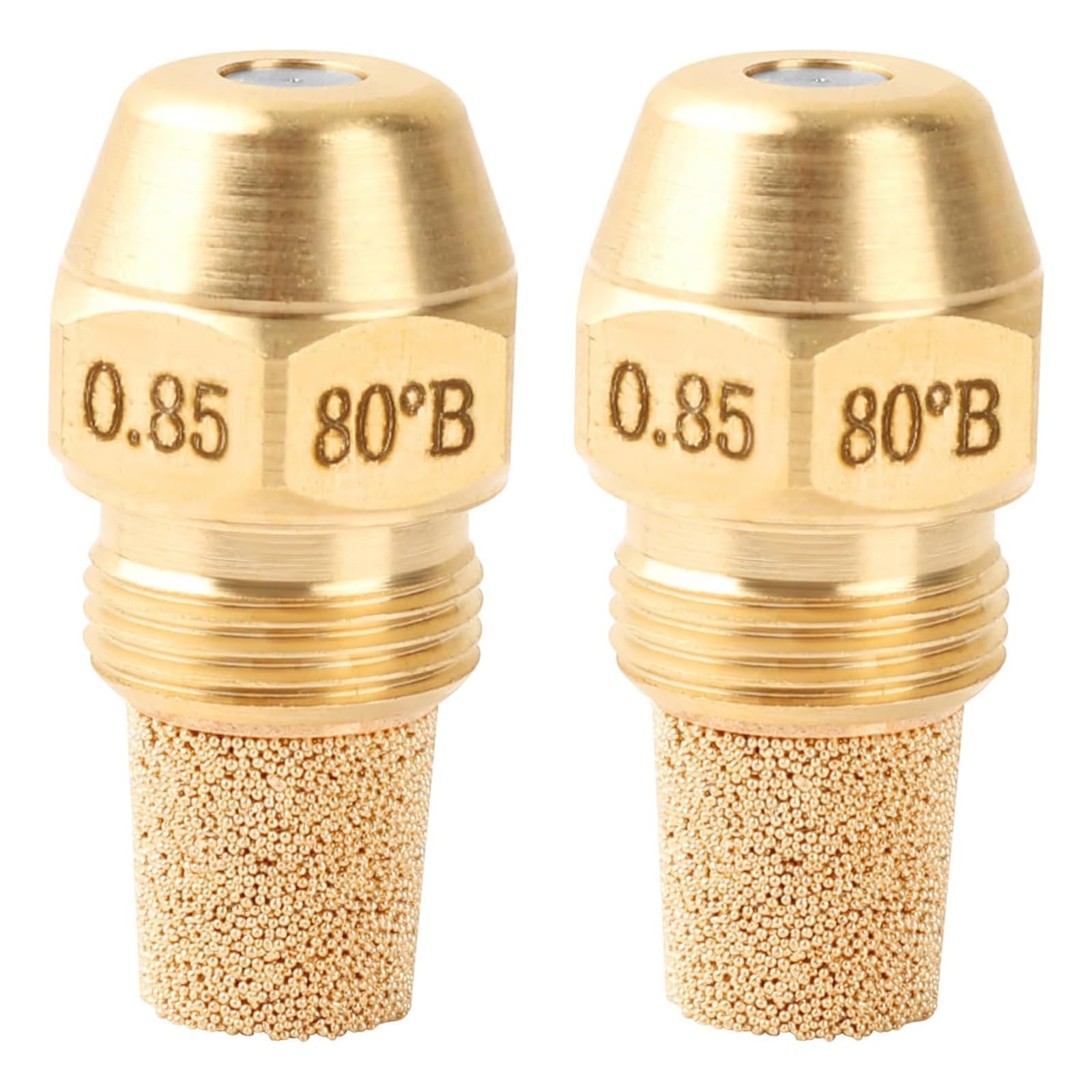 Hdoytxxm A Oil Metal Burning Nozzle 80 Degree 0.65/75 / 85 Waste Boiler Heater Combustion