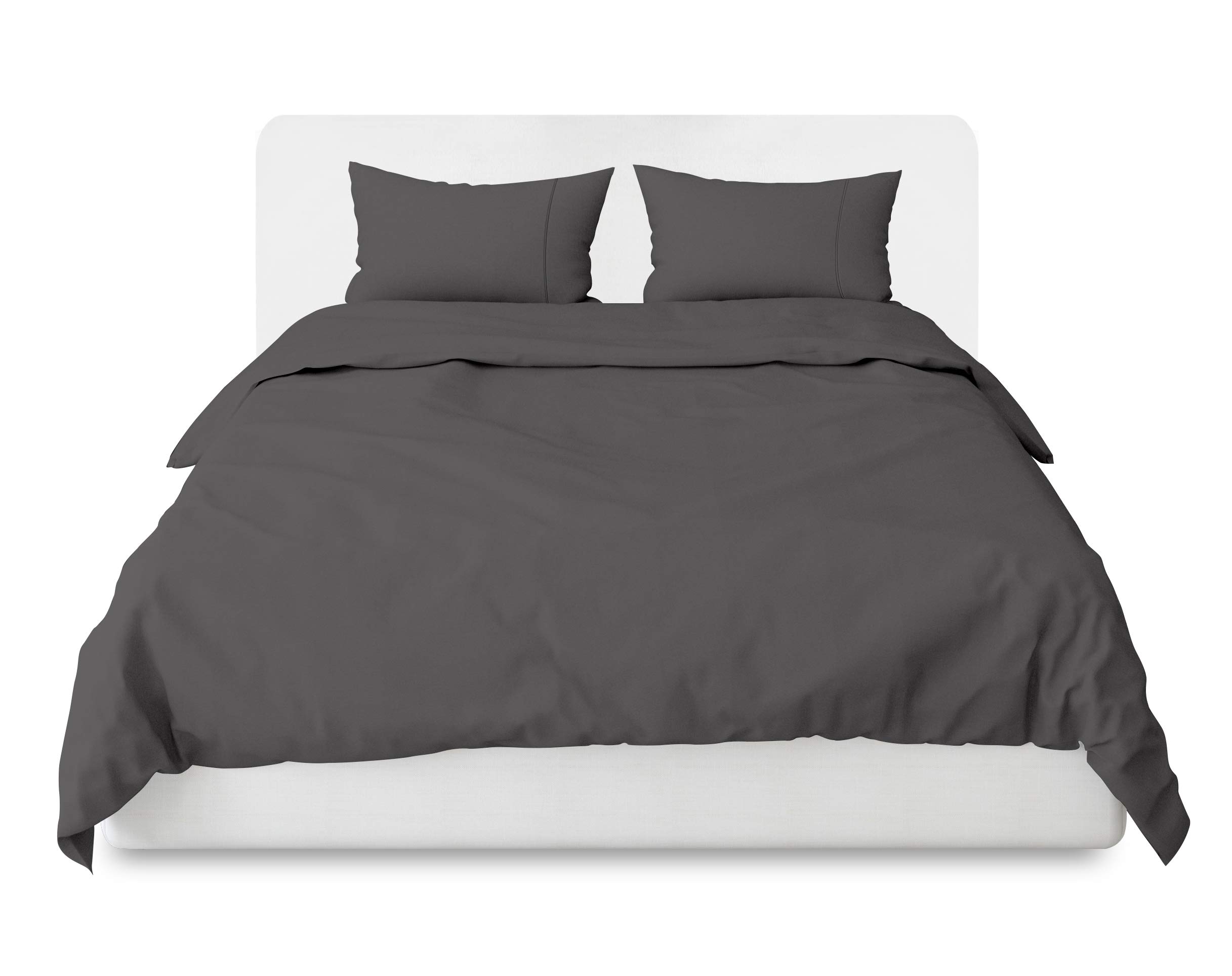 THREAD SPREAD 100% Pure Egyptian Cotton Sheets Full Size - 1000 Thread Count 4 PC Deep Pocket Full Size Bed Sheet Set, Soft Sateen Weave Luxury Hotel