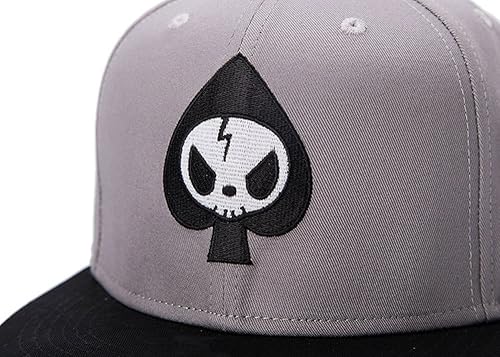 Miniatura 3 de Quanhaigou - Gorra con visera para hombre y mujer, estilo Hip Hop, con visera plana colorida, gorra de béisbol ajustable para adolescentes