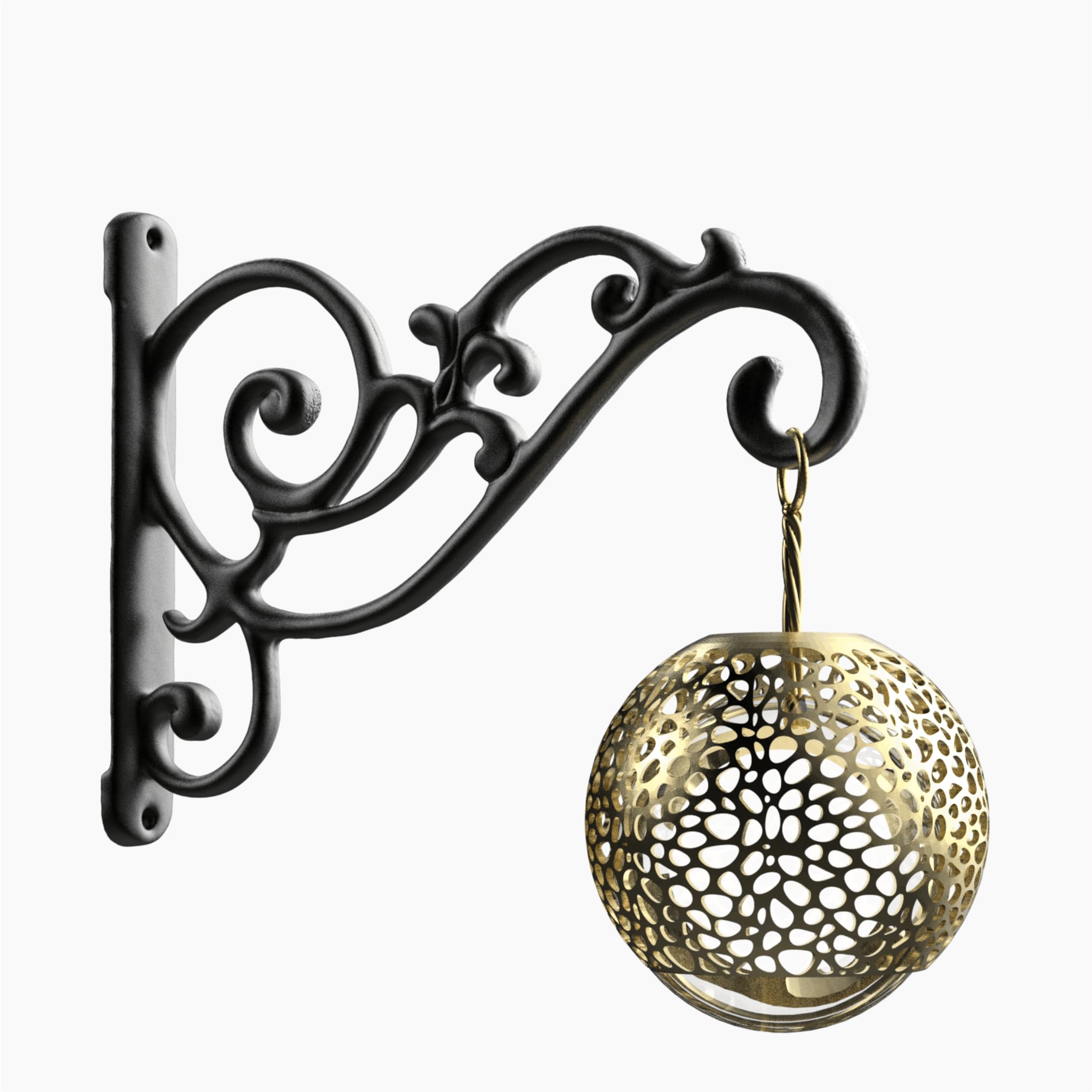 Trinity Homes Hanging Bracket Wall - Large Hanging Plant Holder Indoor & Outdoor Decorative Wall Hook, Metal Plant Hanger for Hanging Plants, Bird Feeders, and More - Wall Decor & Garden Decor-image-34