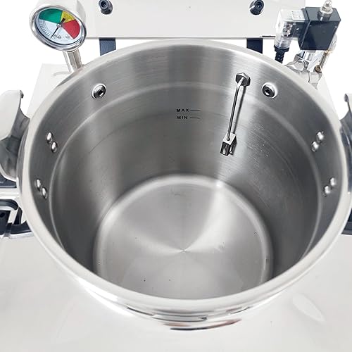 Miniatura 8 de INTSUPERMAI Freidora a presión comercial de 16L 220V 3500W Freidora eléctrica de acero inoxidable para pollo, alas y más máquina de cocción a