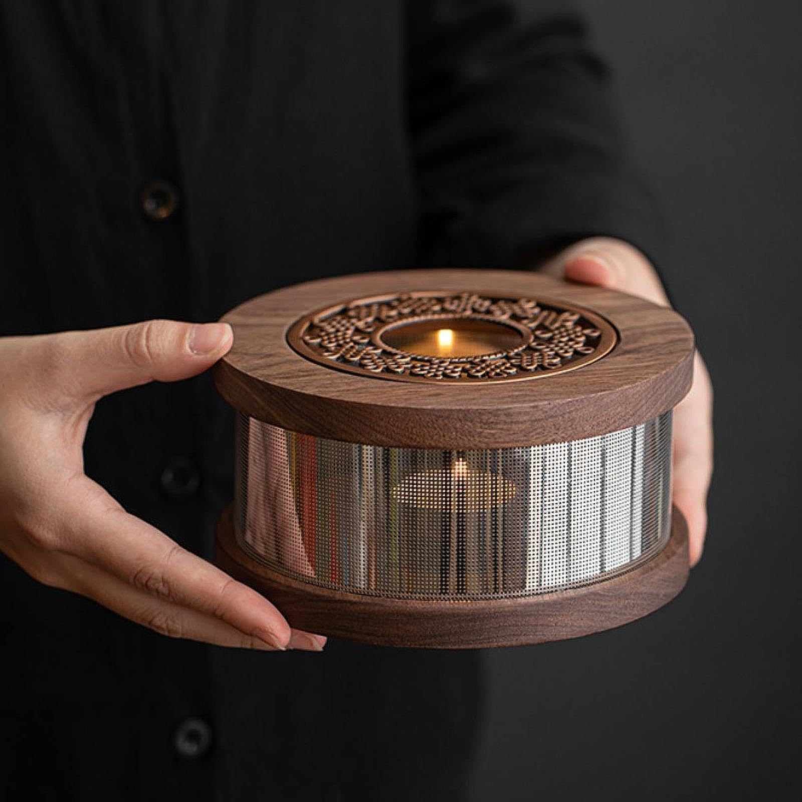 Calentador de Tetera de Madera Calentador de Tetera Estable para El Hogar Viajes Restaurante