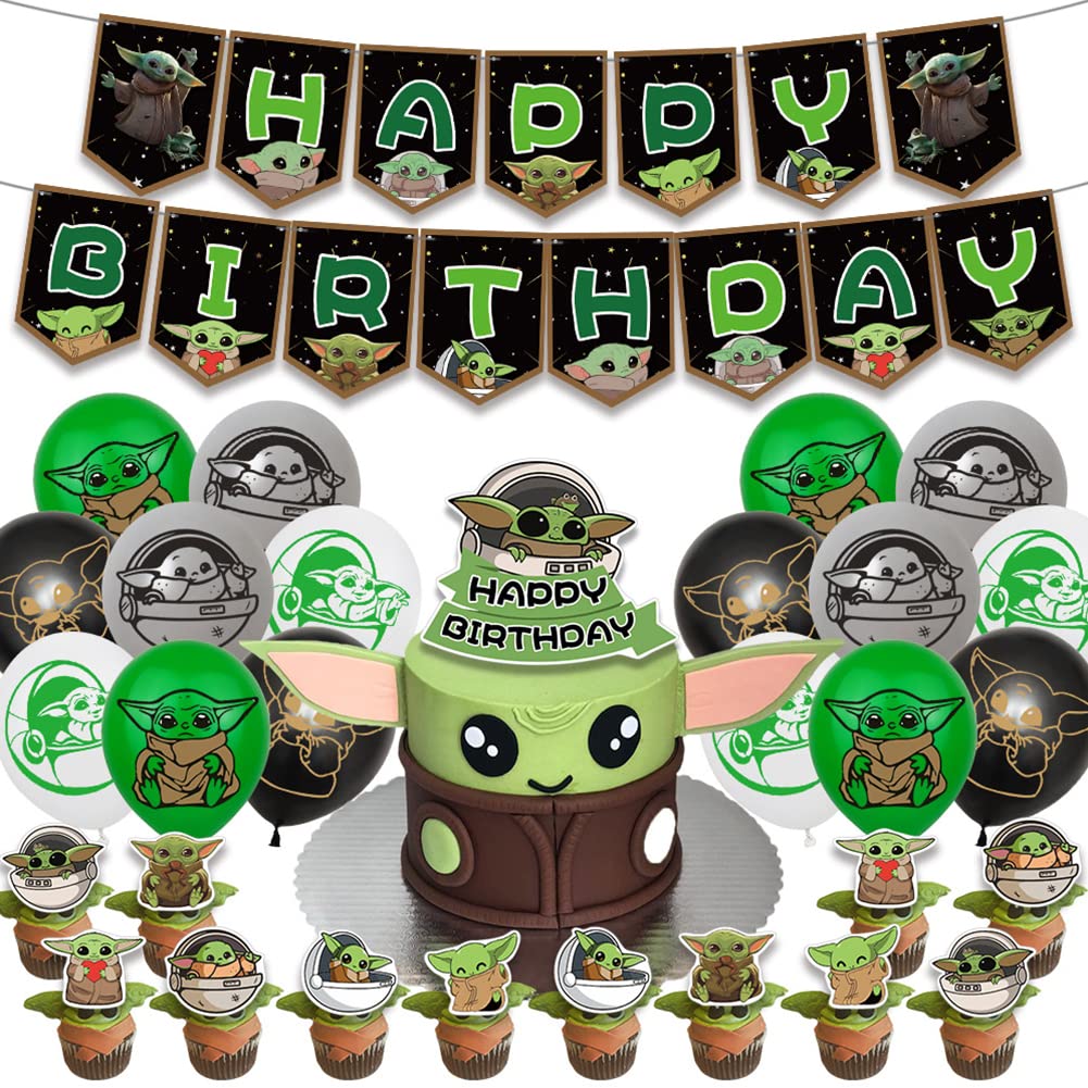 Buy Baby Yoda Birthday Party Decorations Supplies BESTZY 42 pieces Baby