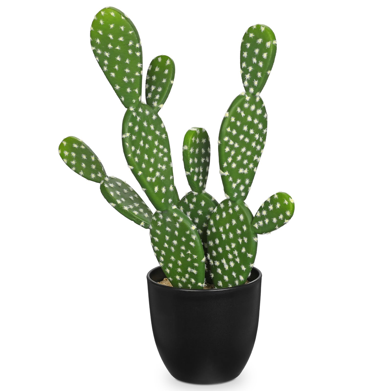 Oairse Pianta artificiale, 42 cm, cactus, pianta artificiale in vaso, piante grasse, decorazione Euphorbia Acrurensis Cactus, cactus, per casa, giardino, ufficio, regali di inaugurazione della casa
