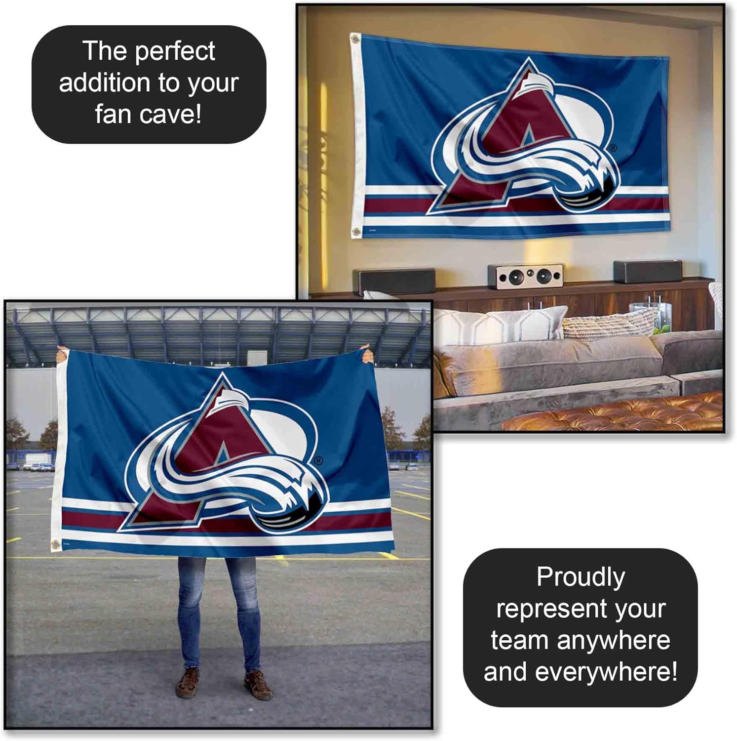 Colorado Avalanche Blue 3x5 Feet Banner Flag - Image 5