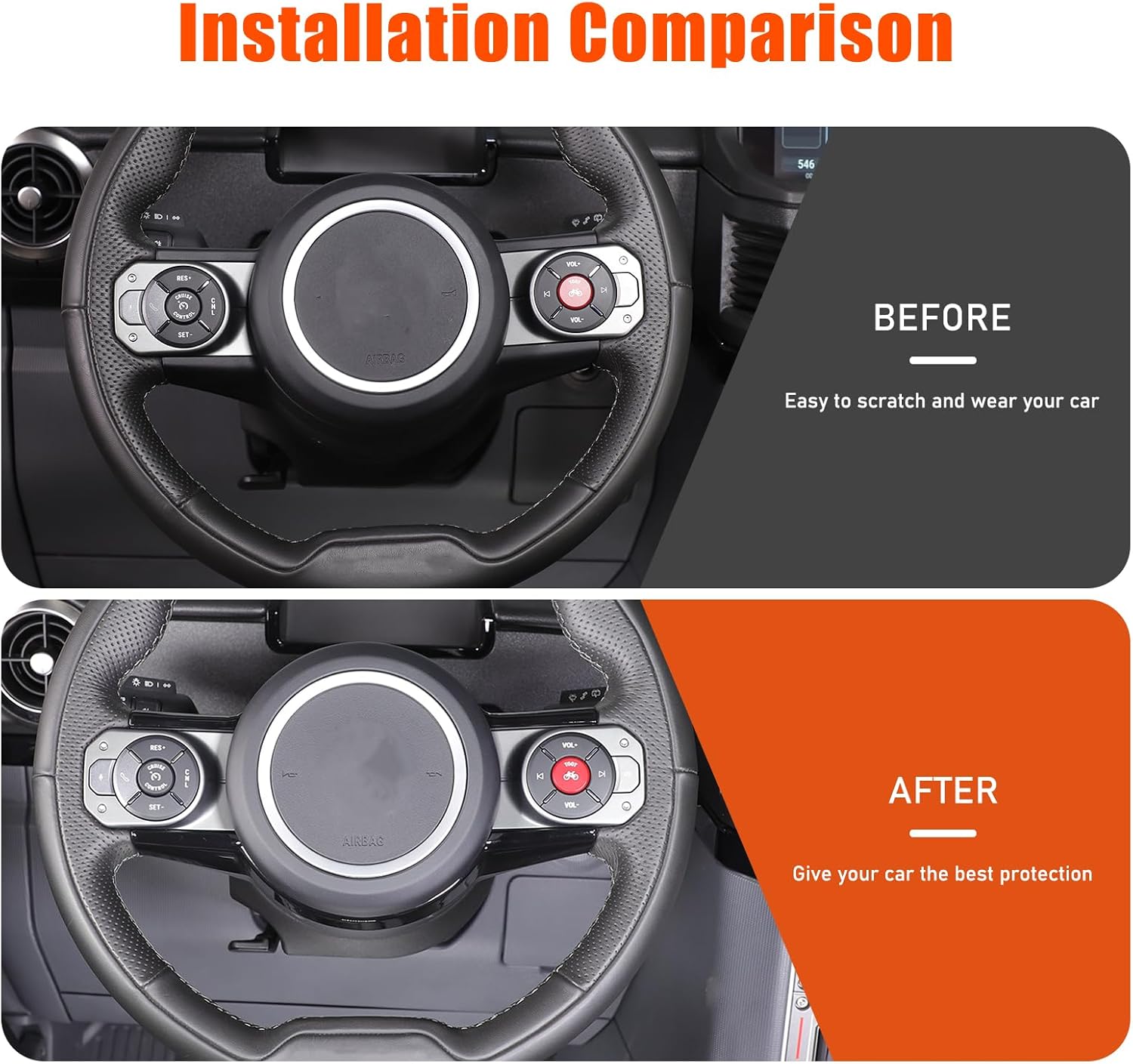 Center Console Panel Cover Trim Compatible with INEOS Grenadier 2020-2024, Car Center Console Panel Top and Bottom Edge Protection Frame Molding Trim ABS Interior Accessories (Glossy Black)