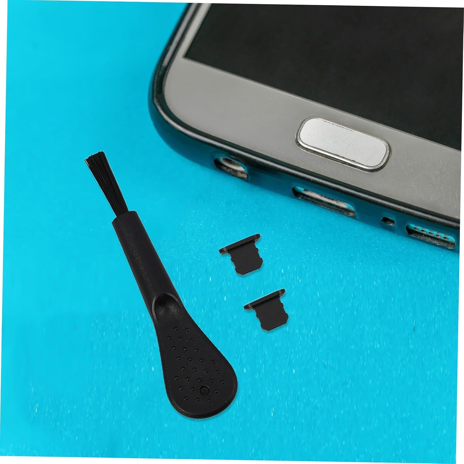ARTIBETTER 1Set Multi-Function Phone Charging Port Cleaning Kit Type C Devices Tool Set for Dust Removal Compatible with Phones Tablets and Laptops Easy to Use