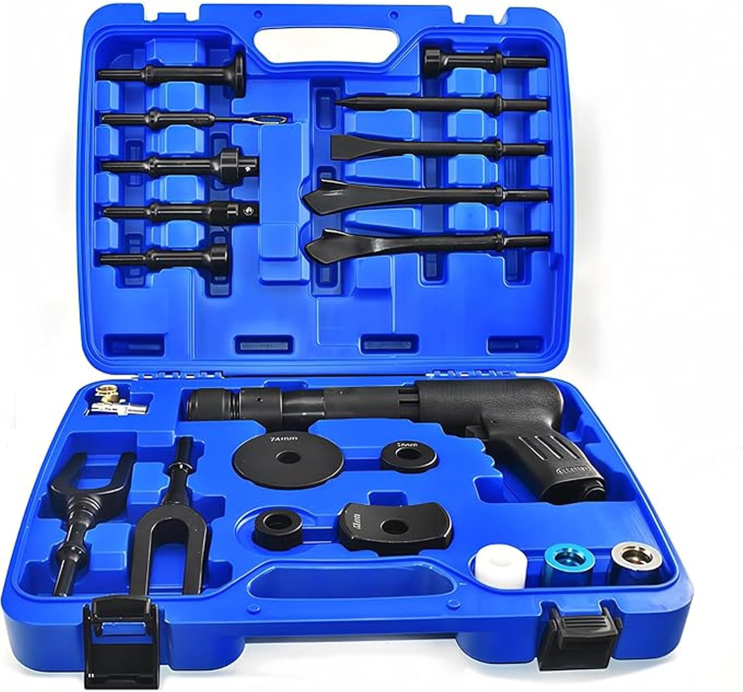 Heavy Duty Air Hammer Kit - Pneumatic Chisel & Air Chisel Set for Efficient Metalworking, Automotive Repair & Construction Projects