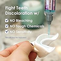 Vista 3 de Recambio de jeringa blanqueadora de dientes de lujo para eliminar la decoloración de los dientes mientras combate las bacterias de la placa, juego