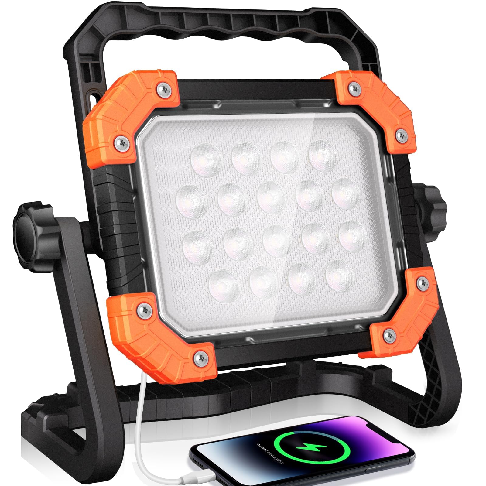 屋内型 パワーチャージライト LED 投光器 Amazon.co.jp: 投光器 作業灯 ワークライト 集魚灯 LEDライト 充電式