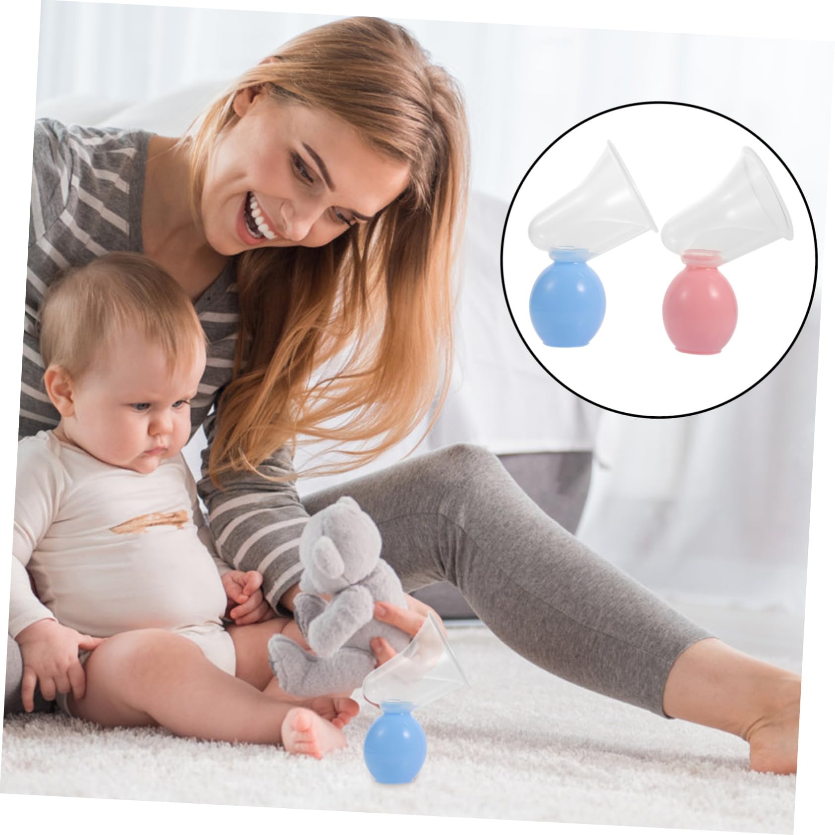 Totority Manual Kit Breastfeeding Supplies Breastmilk for New Moms and Easy to Use