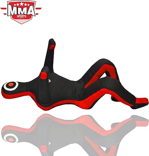 Miniatura 47 de Sports Brazilian JIU Jitsu Grappling Submission Throwing Dummy Punching Heavy Bag Kick Boxing Dummies UNFILLED Azul,Rojo
