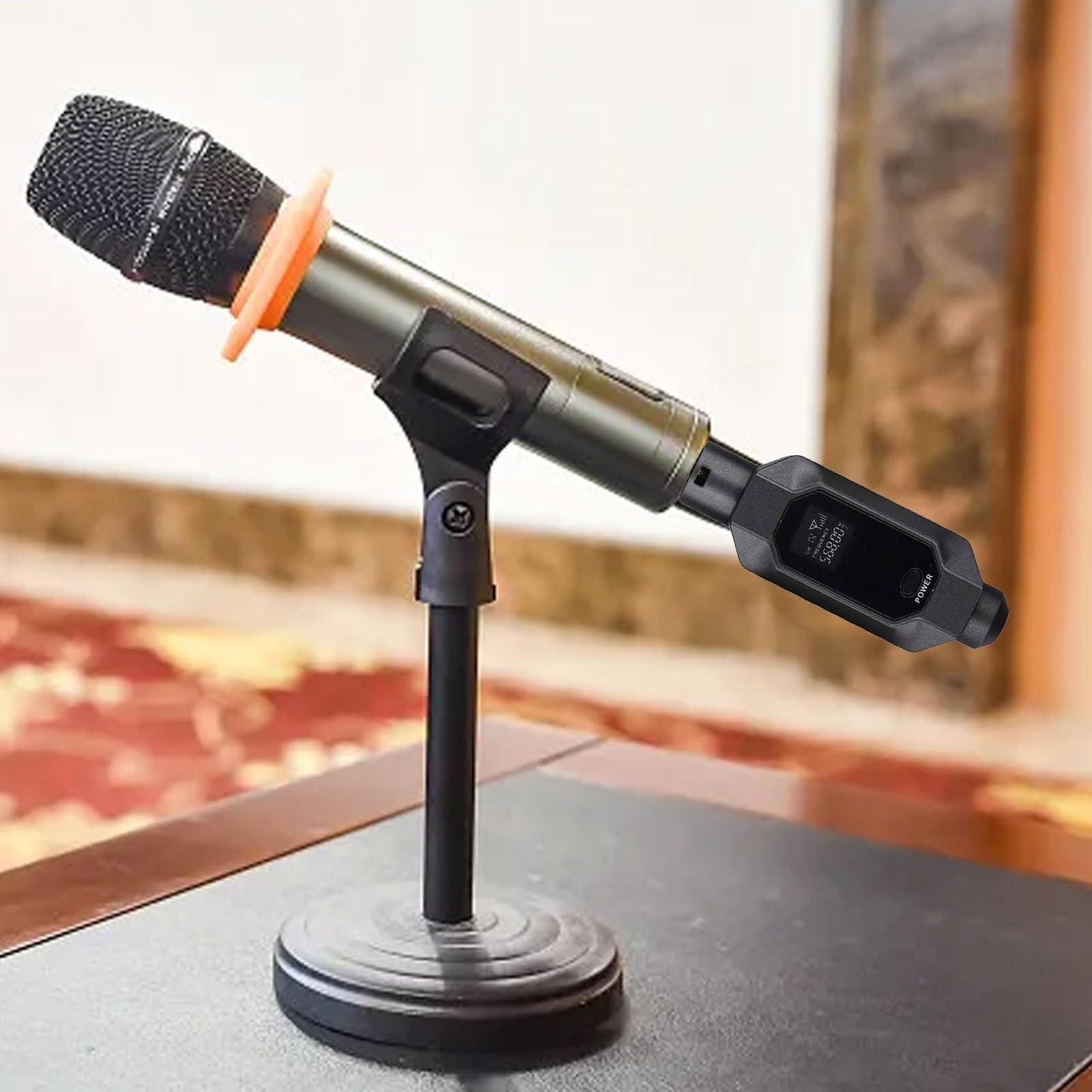 Trasmettitore e ricevitore XLR, convertitore microfono wireless, adattatore microfono dinamico plug-on, per applicazioni dinamiche, mixer audio (1 in 1)