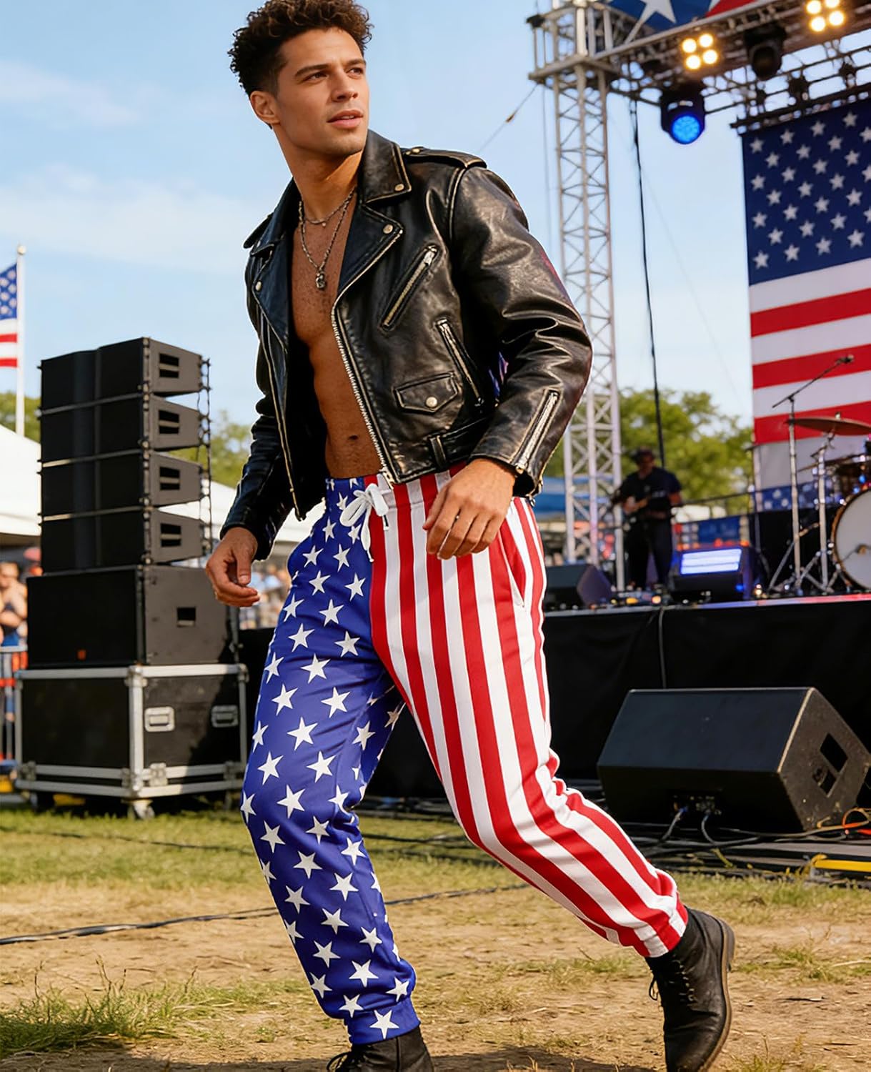 RAISEVERN Mens Sweatpants with Pockets Joggers for Men Sports Casual Sweat Pants with Drawstring - Image 5