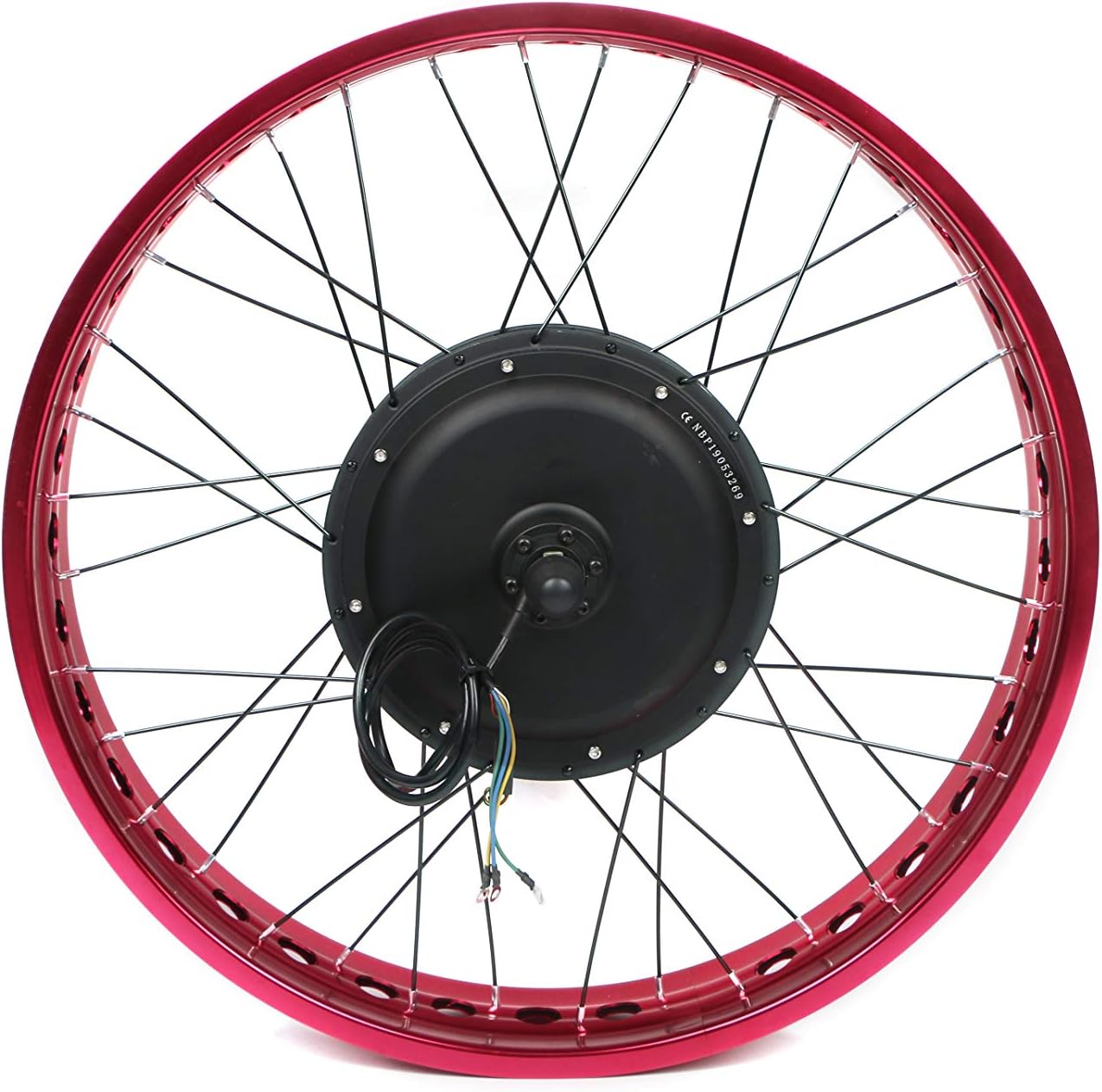 NB POWER 48V/52V 1500W Rear Wheel Fat Tire Electric Bike Kit，1500W Fat Brushless Gearless Motor for Electric Beach Bike