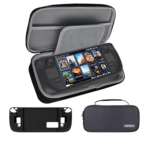 Miniatura 8 de Funda de accesorios para cubierta de vapor, funda de transporte para cubierta de vapor (se adapta al adaptador de CA delgado) y funda de silicona