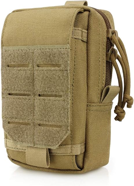 WYNEX Tactical EDC Pouch, Molle Utility Pouches Gadget Organizer Phone Holder Waist Pack IFAK Bag Smartphone Pouch Tool Holster Pocket Gadget Waist Pack