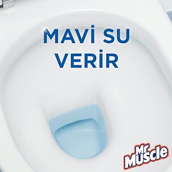 Mri. Muscle Toilet Block Aqua Blue 2-piece Odor Eliminator